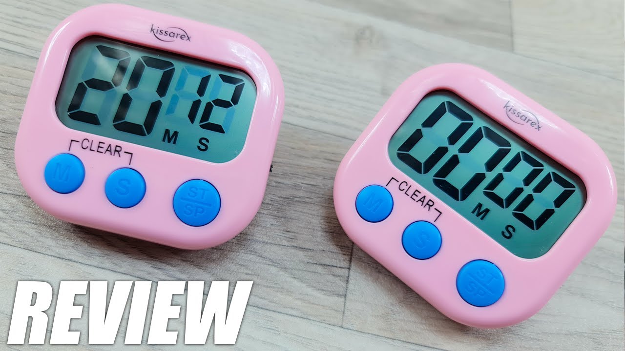 Kissarex Digital Kitchen Countdown Timer Unboxing and Review YouTube