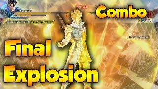 Final Explosion Combo Majin Vegetas Ultimate Attack - Dragon Ball Xenoverse 2