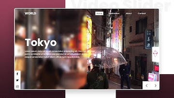 How to Make Website using Html CSS & Javascript | Responsive Travel Website with Video Slider