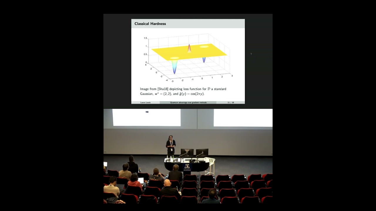 Quantum advantage against classical gradient methods over non-uniform distributions by Laura Lewis