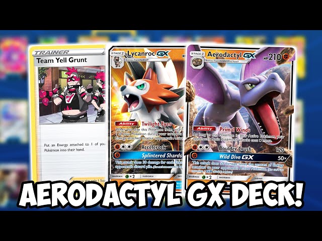 ANTI META FOSSILS deck! Are AERODACTYL GX and CARRACOSTA good enough?!  [Pokemon TCG Online] 