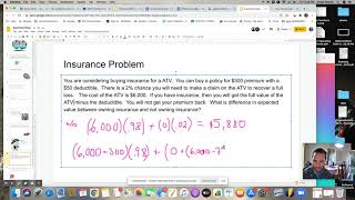 Expected Value Insurance Problem