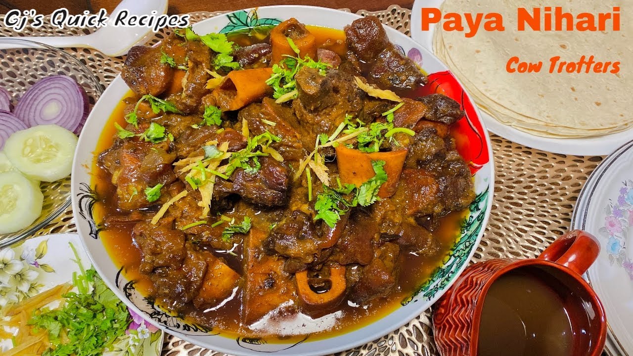 Easiest way to cook Beef Nihari Paya Recipe How to cook Cow Trotter