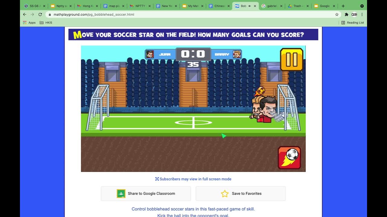 NO2 Finally Win a Round of Bobble Head in Math Playground Drift Boss