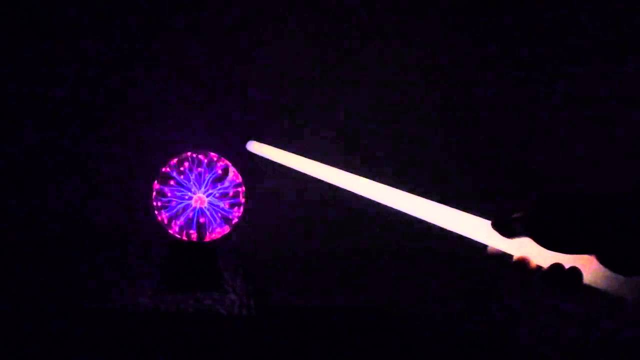 Plasma Ball and Fluorescent Tube experiment YouTube