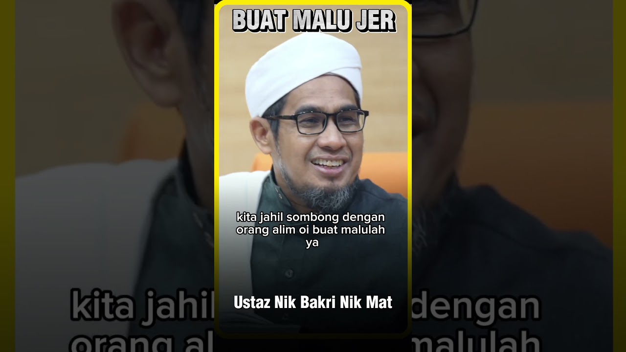 Buat MALU jer #oneminutedakwah