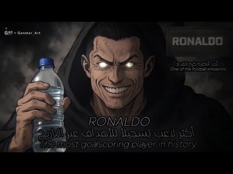 مقطع تاريخي للأسطورة كريستيانو رونالدو على طريقة انمي ون بيس 