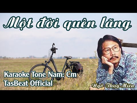 Karaoke Một Đời Quên Lãng - Tone Nam | TAS BEAT