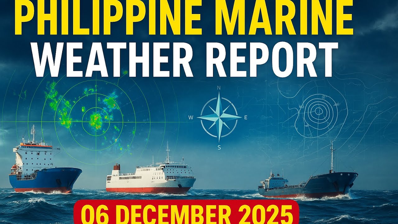 Philippine Marine Weather Report – Today’s Latest Update 06 December 2025