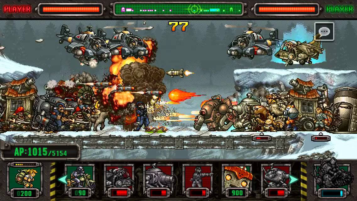 Metal slug Defense® Wifi Versus: base siege