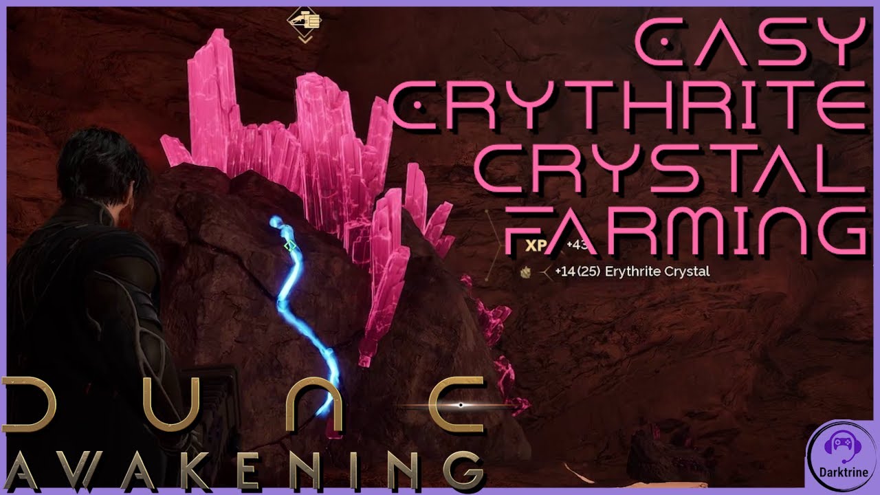 Easy Erythrite Crystal 💎 Farming Spot for Cobalt Paste! - Dune Awakening 