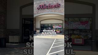 Michael’s scrapbook haul! #scrapbook #scrapbooking #scrapbookideas #craft #crafting #craftymom