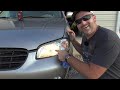 5 Minute CHEAP FIX to Foggy Headlights NO TOOLS Needed! Results that Last!