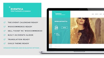 Eventica - Event Calendar & Ecommerce WordPress Theme | Themeforest Website Templates and Themes
