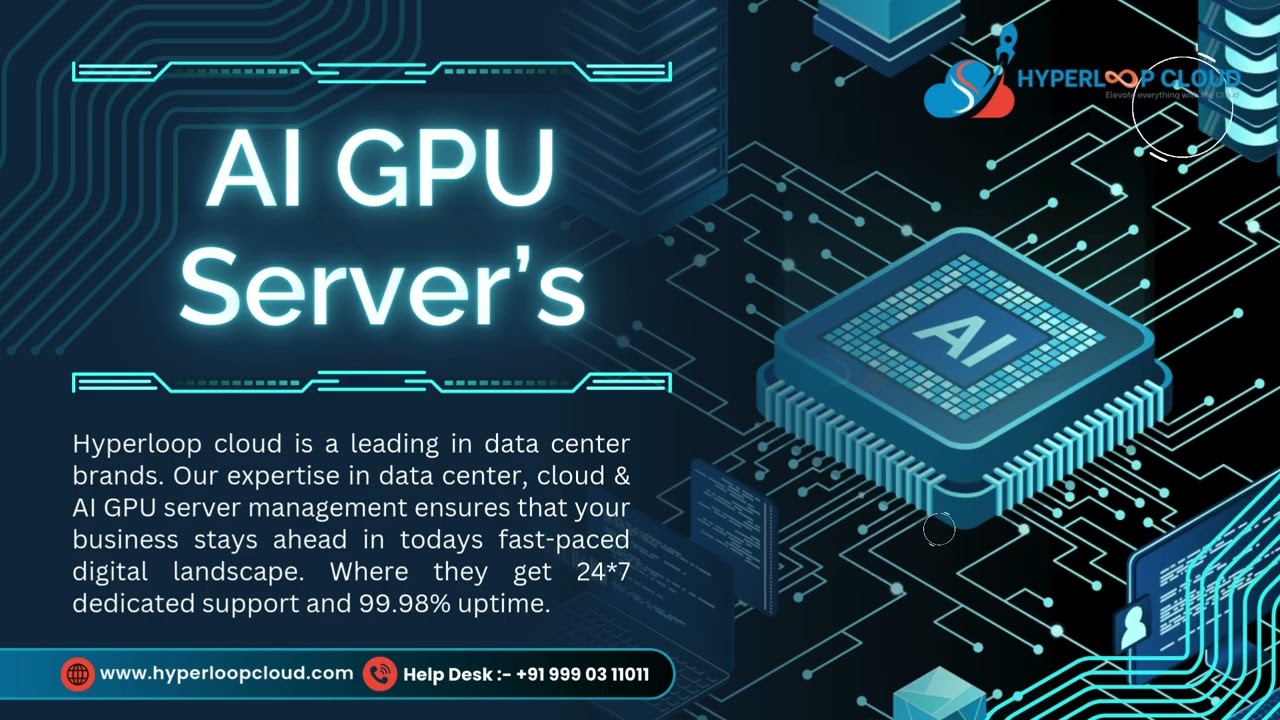 Hyperloop Cloud Artificial Intelligence GPU Server 