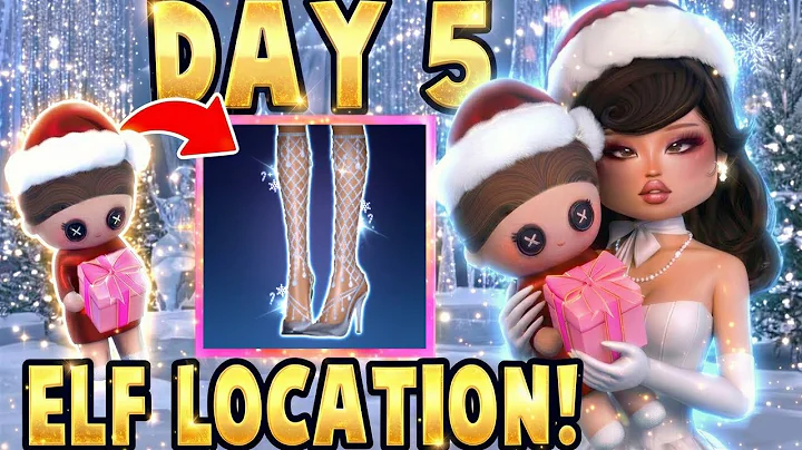 DAY 5 LANA ELF DOLL LOCATION IN DRESS TO IMPRESS! SECRET *ADVENT CALENDAR* REWARDS! DTI