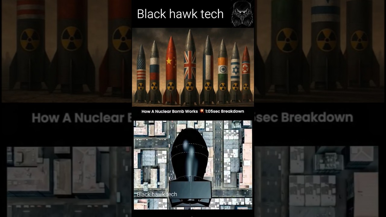 One Reaction… One City 💥 | Nuclear Bomb Explained in 60s