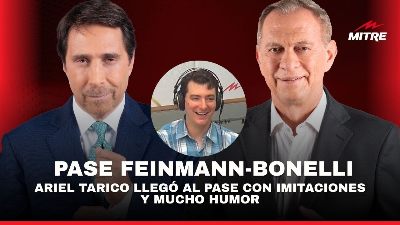 Ariel Tarico llegó al Pase de Eduardo Feinmann y Marcelo Bonelli con imitaciones y mucho humor