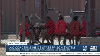 Concerns over conditions inside Arizona state prisons over no air conditioning
