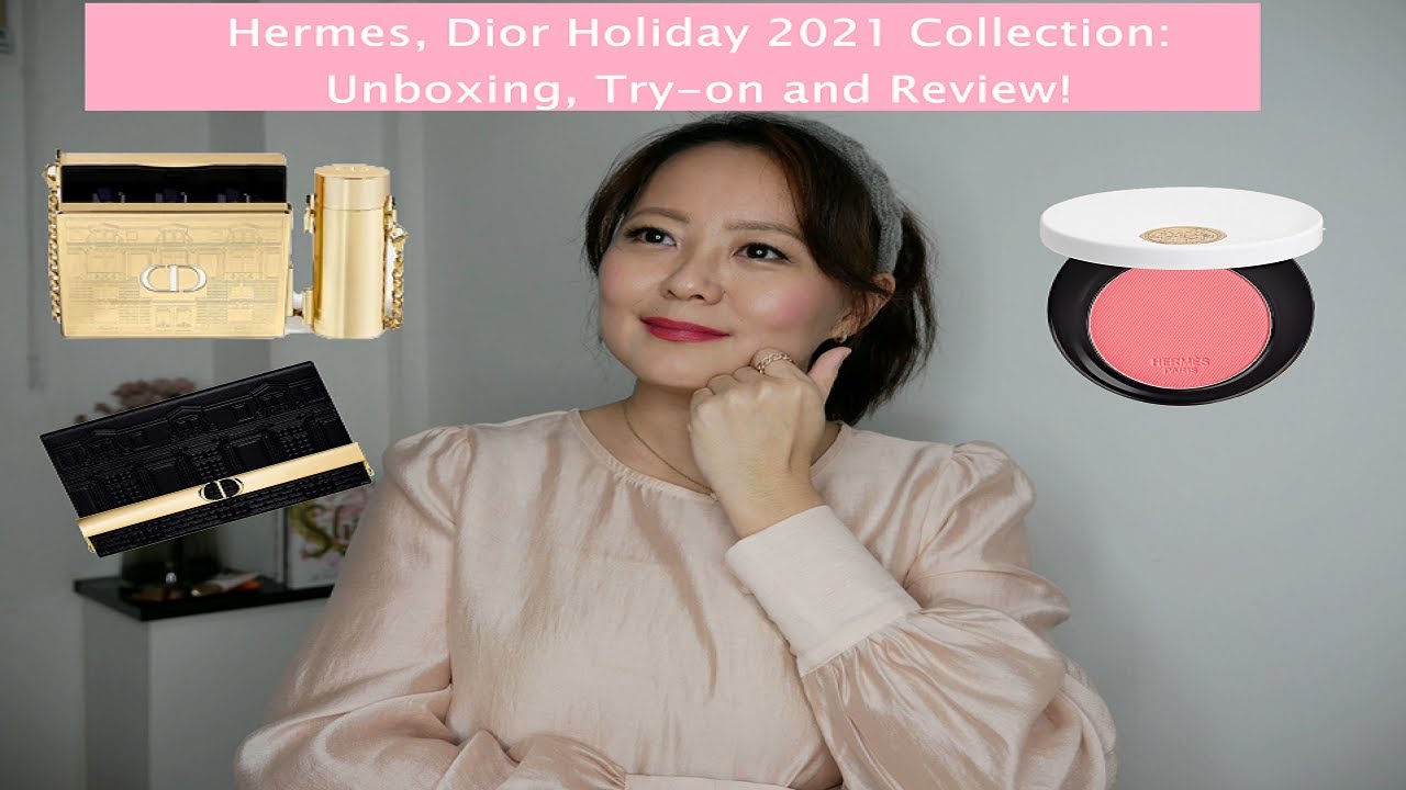 Rose Hermes, Dior The Atelier Of Dreams Holiday 2021 Makeup:Limited Edition Coffret & Ecrin Palette!