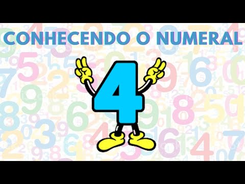 Numeral 4 - Educação Infantil- Professora Girlene