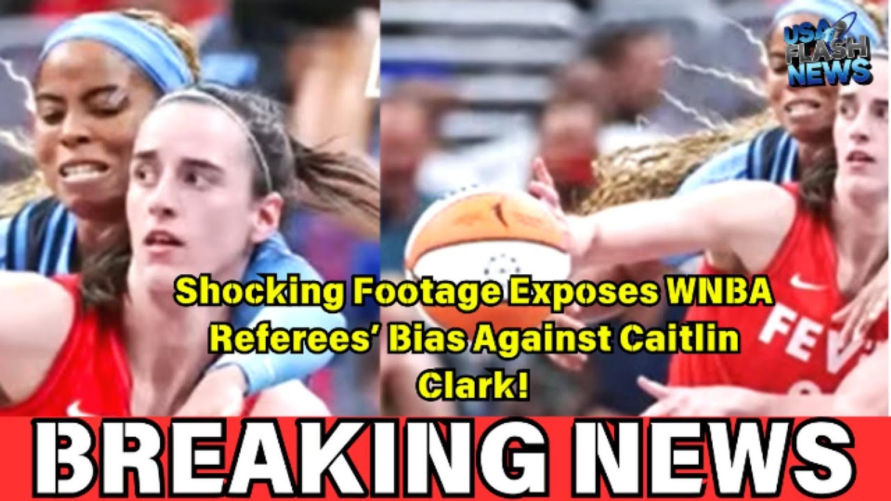 Shocking Footage Exposes WNBA Referees’ Bias Against Caitlin Clark!