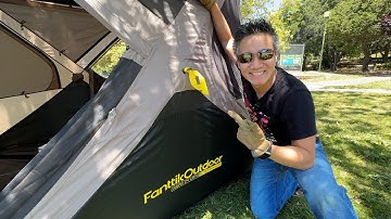 HOW TO SETUP: FANTTIK Alpha C4 Ultra Instant Cabin Tent!