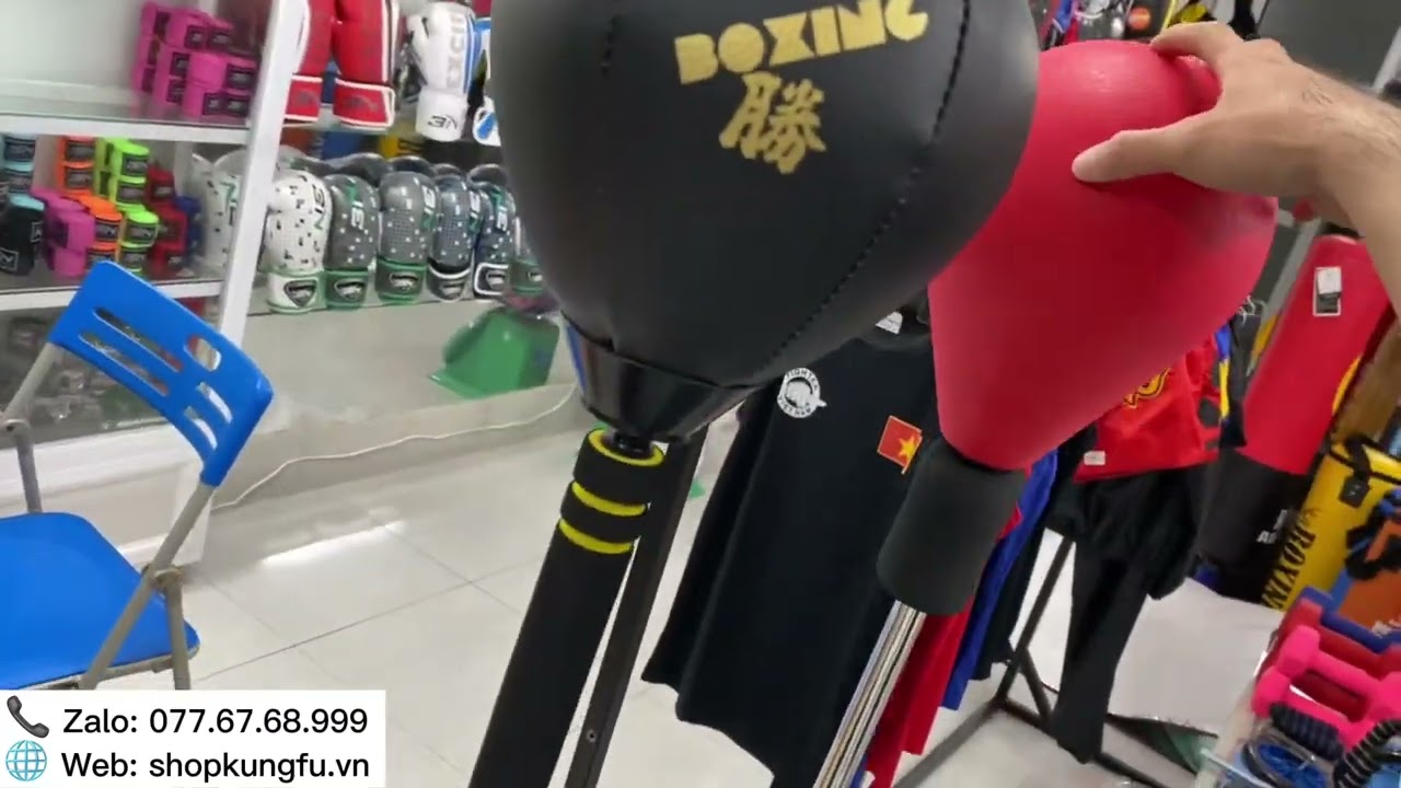 Các loại dụng cụ bao đấm, phản xạ tập võ tại nhà đơn... - youtube