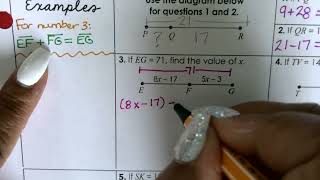 Segment & Angle Addition Postulate