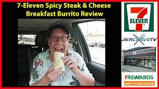 7-Eleven Y Steak & Cheese Breakfast Burrito Review Jkmcravetv