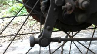 DESTROYED SUN HORNET motorcycle