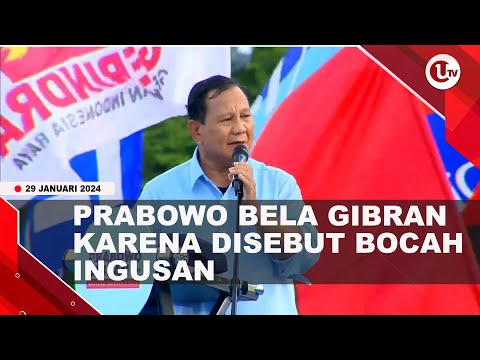 PRABOWO KLAIM ELEKTABILITASNYA NAIK SETIAP GIBRAN DEBAT CAWAPRES | U-NEWS