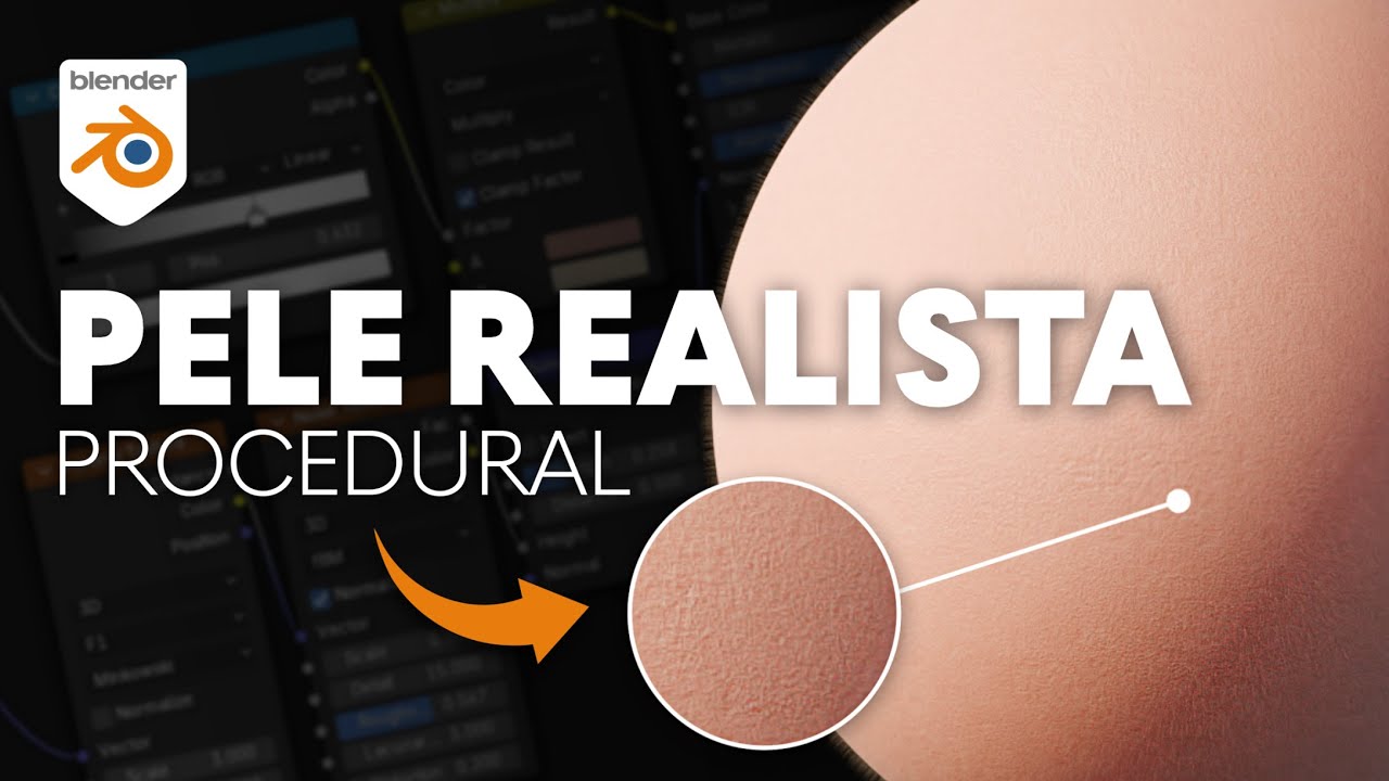 Como criar Textura de PELE REALISTA (Procedural) no Blender 3D - YouTube