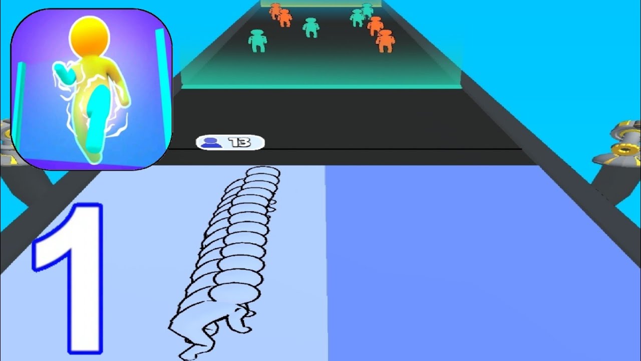 Colors Runner ! Gameplay walkthrough Level 1 - 3 (Android,ios) - YouTube