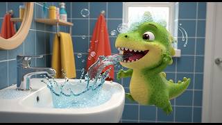 Baby Dino Tooth Brushing Time 🦕🪥 | Best Version Kids Song, Nursery Rhymes & Hygiene Cartoon