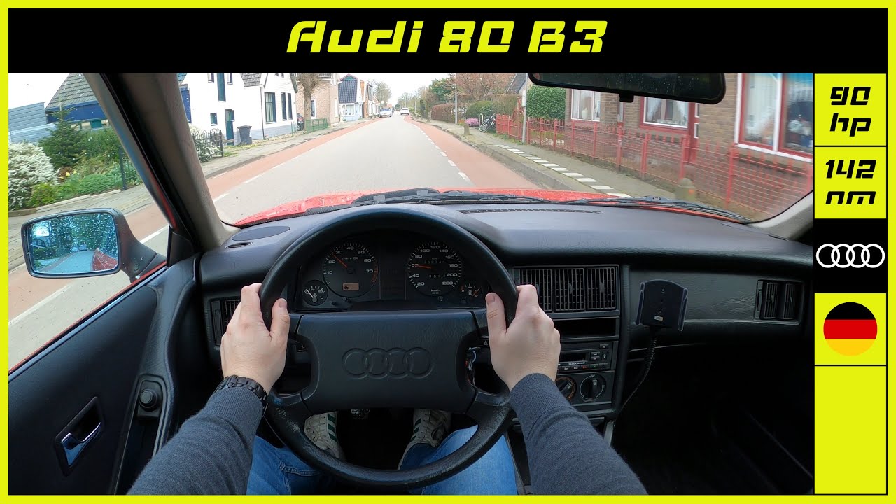 Audi | 80 B3 | 1989 | Onboard POV test drive