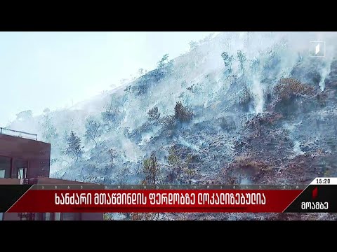ხანძარი მთაწმინდის ფერდობზე ლოკალიზებულია