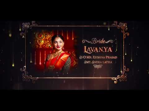 Wedding invitation video template