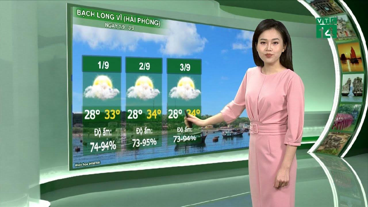 Dự báo thời tiết du lịch 31/08/2020: Đảo Bạch Long Vĩ... - youtube