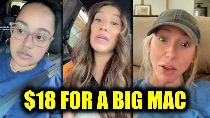 $18 For a Big Mac - People Are FED UP With Fast Food Prices