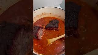 Smoked beef short rib Ragu.  Full recipe on my website