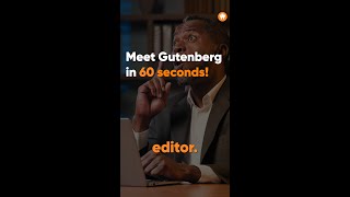 WP Expert's Gutenberg Editor Experience! 🚀✨ #Shorts