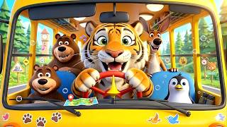 🔴 🐶 Animal Sound Song & Wheels On The Bus Go Round and Round| Animal Sounds Song | Wheels On The Bus