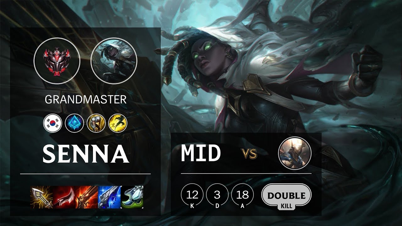 Senna Mid vs Pantheon - KR Grandmaster Patch 10.3