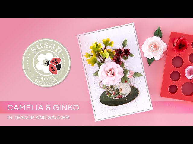 Camellia, Ginkgo in Teacup and Saucer with Susan | Victorian