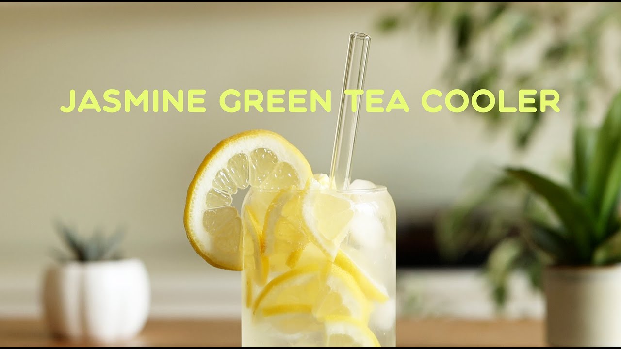 Jasmine Green Tea Cooler | Light & Floral Spring Detox Drink