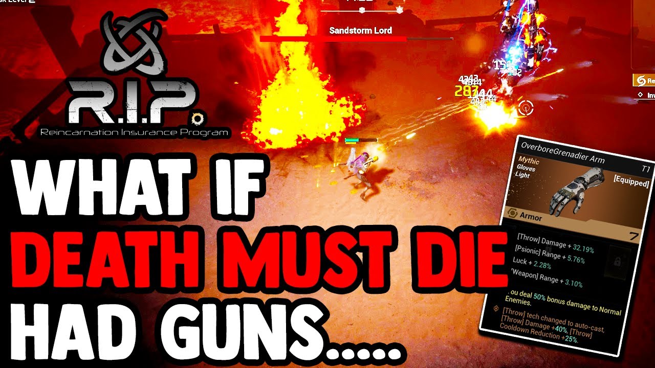 This New Bullet Heaven has some CRAZY LOOT! | Reincarnation Insurance Program