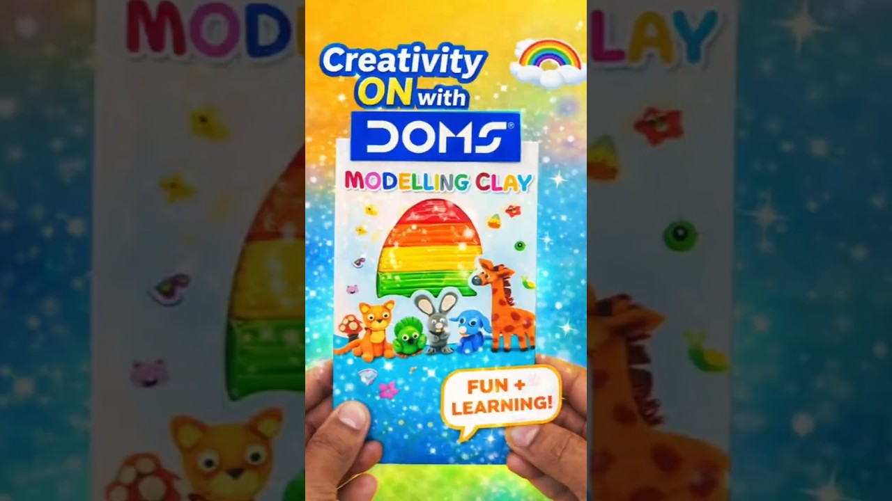 Only 30Rs 👉 7 Colours, 100 Ideas 💡 | DOMS Modelling Clay Magic | 2026 