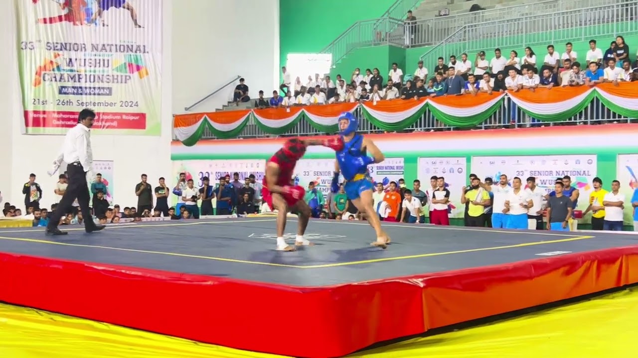 Final 🥇 65 kg | Surya Bhanu Pratap Singh 🦁vs Amit Rathee 🐯| Round 2 | 33rd senior national Wushu