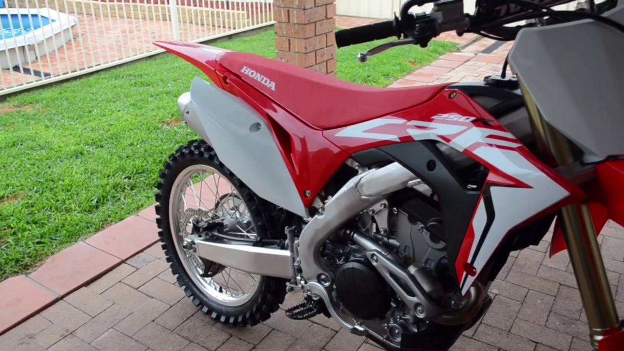 2018 crf250r start up